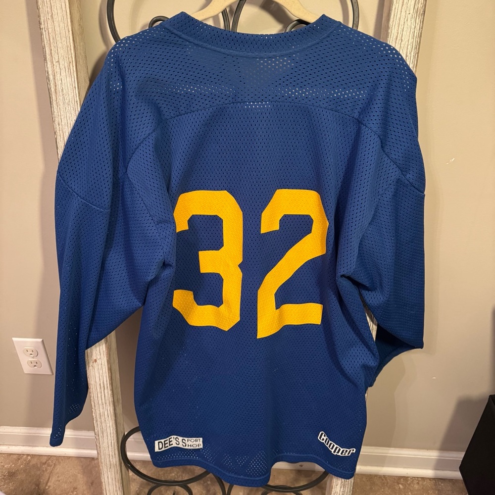 Cooper Blue Mesh Practice Jersey 32 Vintage Style Extra Large‎